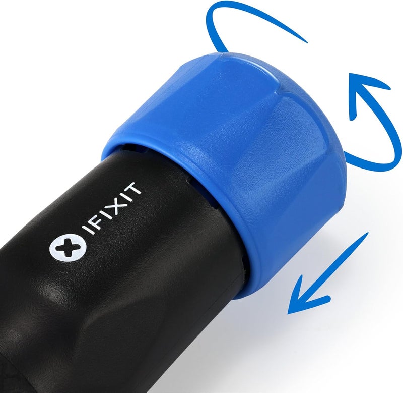 iFixit Narwhal Driver - 6-in-1 Screwdriver Phillips, Flathead, Nut Bits for Household DIY and Electronics Repair - Image 3